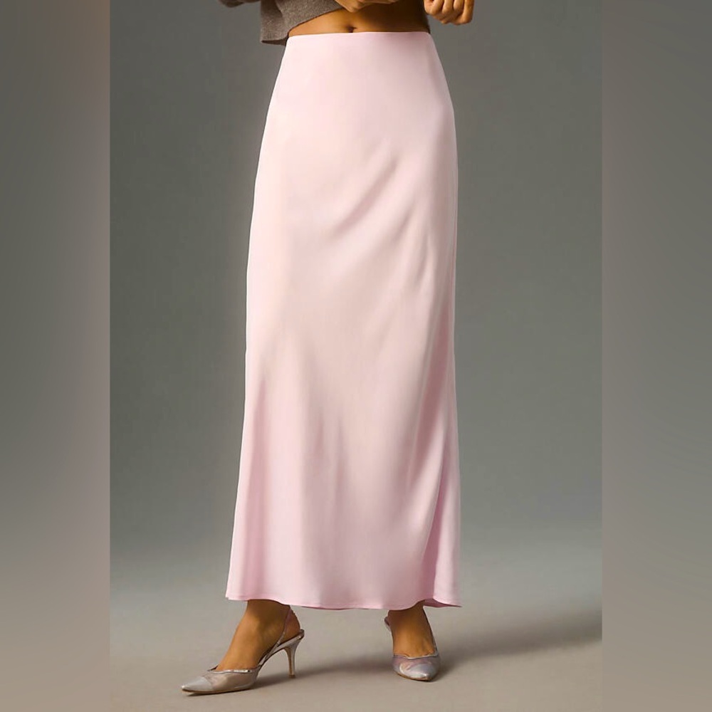 Anthropologie The Tilda Maxi Slip Skirt